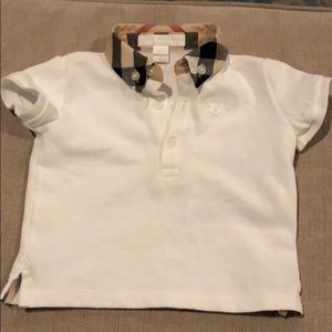 Baby Boy Burberry Shirt Worn Once